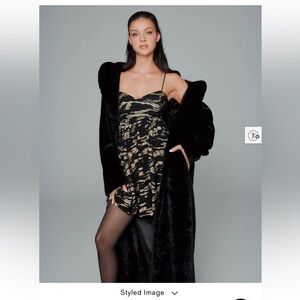 NWT Express Soft Faux Fur Maxi Coat